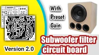 #8k |#subwoofer |#lowpassfilter |🔥subfilter with gain control