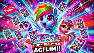 ASMR My Little Pony S&uuml;rpriz Oyun Kartları A&ccedil;ılımı Trading Card Game Kayou Surprise Blind Box Collect
