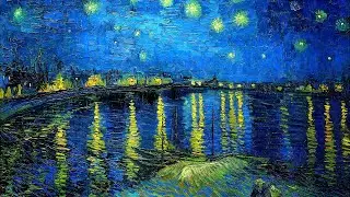 Vincent van Gogh's - Starry Night Over the Rhone & Jakub Pietras -  Northern Lights
