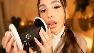 ASMR Расслабляющие Wet Mouth Sounds 🌜 С 3Dio для максимальных мурашек 💤 Без разговоров 😴