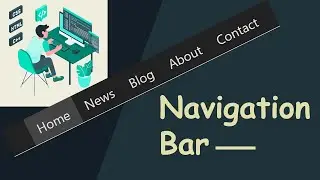 Menu Bar using HTML&CSS- A2B-The Coder