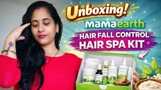 Unboxing Mamaearth Hair Fall Control Hair Spa Kit | Worth It or Not? #unboxing @mamaearthindia1509