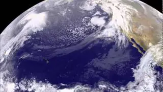 GOES-West Movie of the Pineapple Express Jet Stream