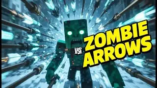 Minecraft Zombie Vs Arrows #shortsfeeds #shortscommunity #MinecraftCreatives