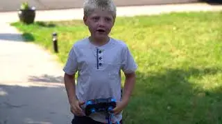 DrewView Drone Force Vulture Strike Review Kids Toy Review