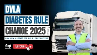Diabetes Drivers Can Now Use CGM Technology| Important Update for Bus & Lorry Drivers #dvla #drivers