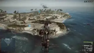 BF4 Test Range chopper practice