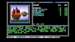 Flying Citadels, Dragons and Finale - Champions of Krynn (w/ambient music) gold box, longplay Amiga