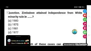 Zimbabwe attained independence from White minority rule in .......?
