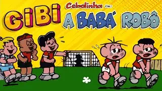 Cebolinha e Cascão acabam só de fraldas em - A babá robô - Gibi da Turma da Mônica