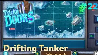 Tricky Doors Level 22 Drifting Tanker ||  Stone obstacle Puzzle || Tricky Doors Gameplay