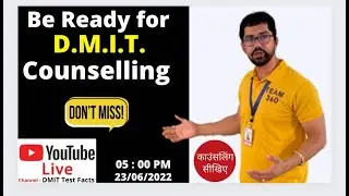 Be ready for  DMIT Counselling