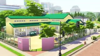 심즈로 만든 떡잎유치원 [심즈4 건축, Sims 4 Futaba Kindergarten, NO CC]