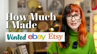 How Much I Made in October Selling Vintage Home Decor (Etsy, eBay, Facebook Marketplace)