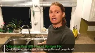 How to Fix Peerless Noisy Kitchen Faucet (Vibrating Sprayer) FREE!