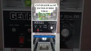 CUP SEALER ET D8SM GETRA GELAS 22OZ ES TEH JUMBO VIRALL GARANSI RESMI 1 THN 082216245858 TOKO MESIN