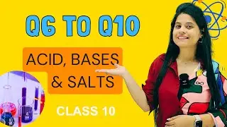 Q6 to Q10 | Chapter 2 | Acid, Bases & Salts | Class 10 Science | NCERT