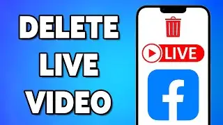 How To Delete Live Video On Facebook App 2024 | Remove Facebook Live Videos