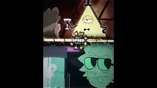 Bill Cipher Vs Rick Sanchez | #edit #wisedit #gravityfalls #rickandmorty #fight #1v1 #shorts #fypシ゚