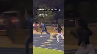 Winter break workout! #jogging #trackandfield #runningpath #track #athletics #athlete #runningtrail