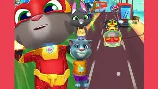 Tom Hero Dash FULL MARATHON Run ALL Super Heroes⚡#TomHero #viral  #LongPlay #TalkingTom#trending 