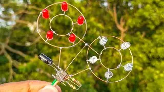How to make Led flasher circuit with 555 timer ic || MJ Invention