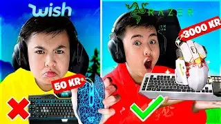 50 KR VS 3000 KR GAMING GEAR SETUP - WISH VS RAZER