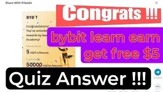 Bybit learn & earn quiz Answer