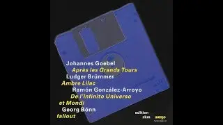 Edition ZKM: Ramon González-Arroyo - De l'Infinito Universo et Mondi (1996)