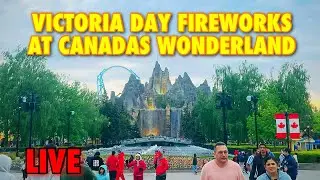 🔴LIVE: Victoria Day Fireworks at Canada's Wonderland #live #livestream #fireworkslive