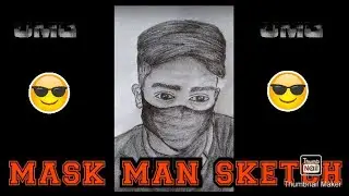 how to draw a mask boy wonderful sketch#maskman#creative#trendvideo#create by me