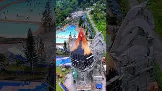 World Tallest Rooster Hotel. Campuestohan Highland Resort #travel #nature #vacation