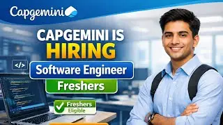 Capgemini Freshers Hiring | Software Engineer Job 2026