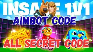 INSANE 1V1 FFA ALL GUNS & RIDES MAP FORTNITE CREATIVE - How to find all secret codes (AIMBOT CODE)
