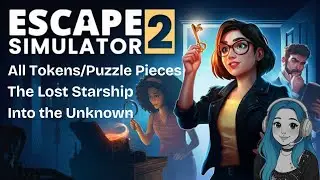 Escape Simulator 2 - All 8 Tokens Puzzle Pieces The Lost Starship Into The Unknown