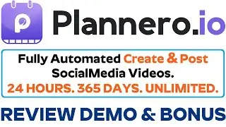 Plannero Review Demo Bonus - App Create & Post Social Media Video 247 For You & Clients