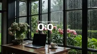 Study Smarter, Not Harder: Boost Productivity with Pomodoro 40/5 & Calming Rain Sounds 🌧️ 2 Sessions