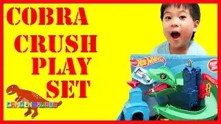 HOT WHEELS CITY Cobra Attack Toy unboxing | Cobra Crush Play Set