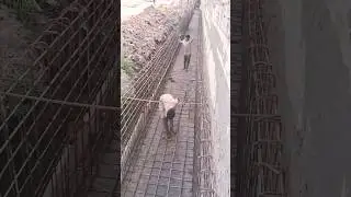 Steel work of RCC drain #reionforcement  #viral #youtubshort #shortsfeed #viralshort #newvideo
