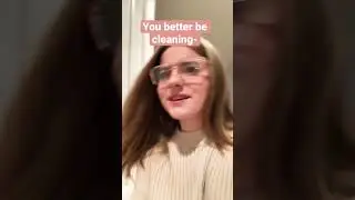 Music will help me clean faster Mom!