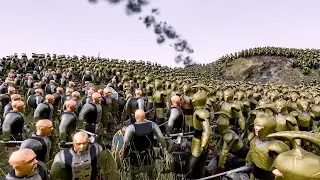 18 000 Elf Warrior No Shields VS 16 000 Dwarven Captains - UEBS 2 - Ultimate Epic Battle Simulator 2
