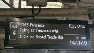 Uktransportenthusiast Journey Onboard 1C76 1004 London Paddington To Penzance 800321