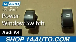How to Replace Passenger Power Window Switch 05-08 Audi A4