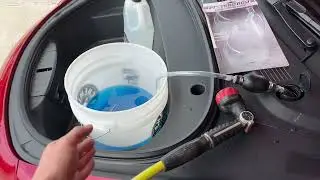 Tesla Model 3 Washer Fluid Drain & Replace