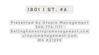 1801 I St. #6, Bellingham, WA, 98225