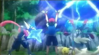 Ash's Mega Lucario learns Super Giant Aura Sphere - Pok&eacute;mon Journeys Episode 108