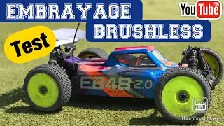 RUN TEKNO EB48 2.0 BRUSHLESS, avec EMBRAYAGE POUR MOTEUR BRUSHLESS !