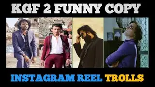 Kgf 2 Instagram reels troll//Funny Hindi Trolls