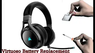 How to replace battery in Corsair Virtuoso Headphones
