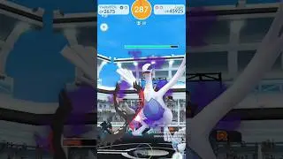 Shadow Lugia raid battle... #pokemongo #shorts